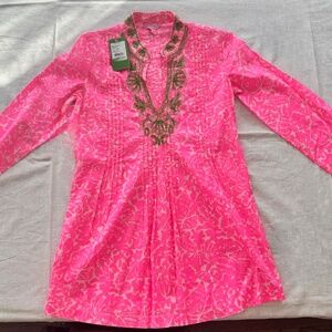 NWT Lilly Pulitzer Sarasota Tunic in Cosmo Pink Mini Party Favors